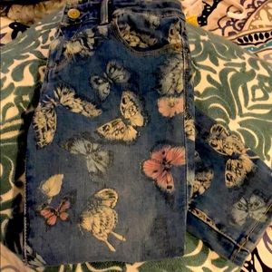 Gap size 10 girls super skinny jean